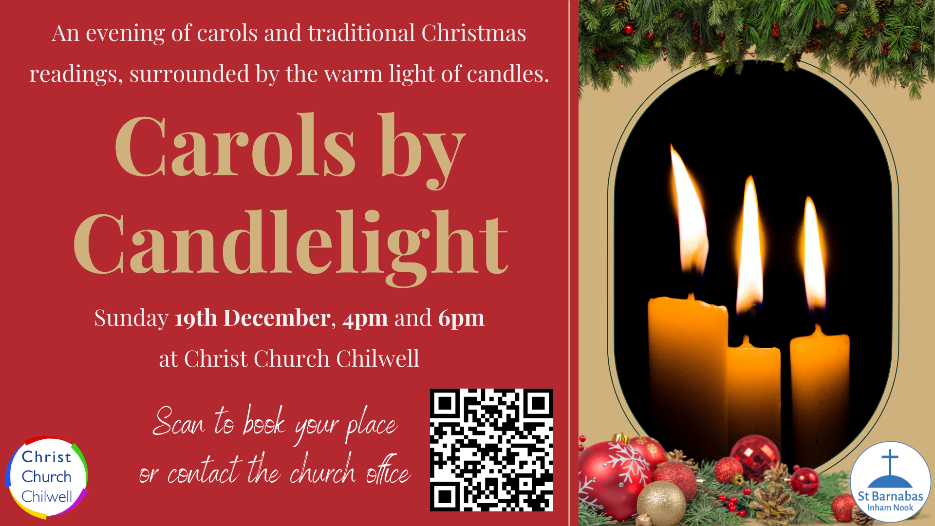 Carols by Candlelight Christ Church Chilwell